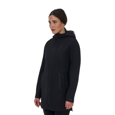 Dames softshell jas Equestro Ridertechnology lang waterdicht