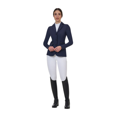 Dames wedstrijdjas Equestro Ridertechnology met gelaste naden