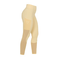 Dames full grip rijleggings met geperforeerde inzetstukken
