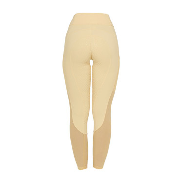 Dames full grip rijleggings met geperforeerde inzetstukken