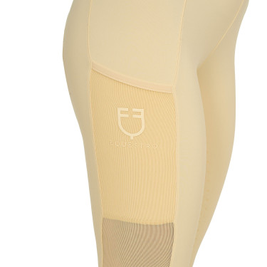 Dames full grip rijleggings met geperforeerde inzetstukken