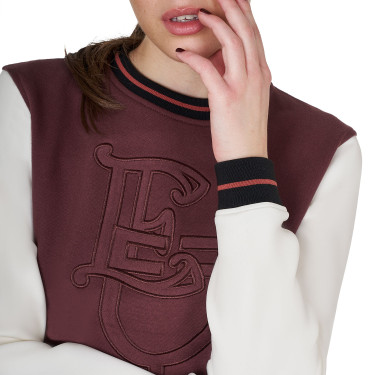 Dames sweatshirt EQ met ronde hals