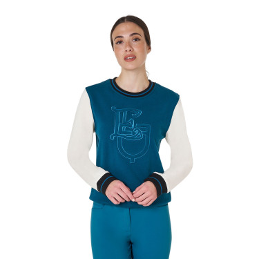 Dames sweatshirt EQ met ronde hals