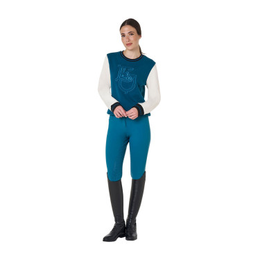 Dames sweatshirt EQ met ronde hals