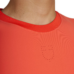 Heren trainings-T-shirt van technische stof met microgaatjes