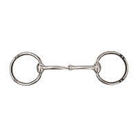 Western bit inox met versierde ringen Pool's