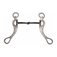 Morso Western in aluminium bit zwart ijzer versierde schachten Pool's