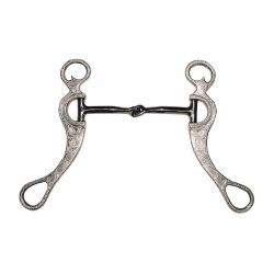 Morso Western in aluminium bit zwart ijzer versierde schachten Pool's