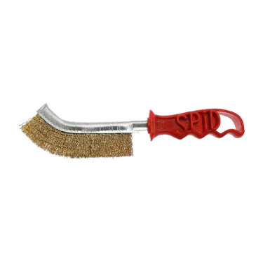 Hoefborstel met messing staal
