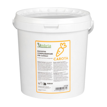 Plantaardige koek voor paarden wortelsmaak 2,5 kg