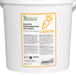 Plantaardige koek voor paarden wortelsmaak 2,5 kg