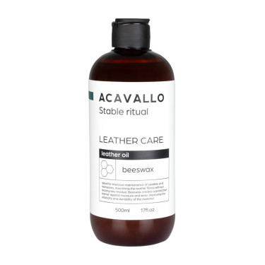 Leerolie met bijenwas 500 ml