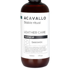 Leerolie met bijenwas 500 ml