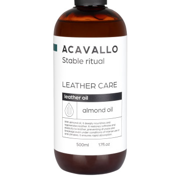 Leerolie met amandel 500 ml glycerine