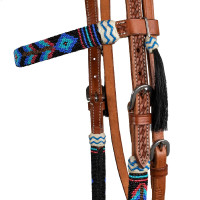 Western hoofdstel met Navajo-versieringen