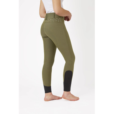 Dames rijbroek met hoge taille met Horze-kristallen Dames rijbroek met hoge taille met Horze-kristallen