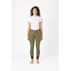 Dames rijbroek met hoge taille met Horze-kristallen Dames rijbroek met hoge taille met Horze-kristallen