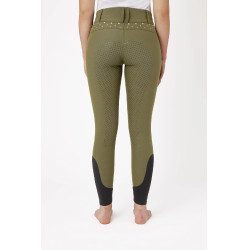 Dames rijbroek met hoge taille met Horze-kristallen Dames rijbroek met hoge taille met Horze-kristallen