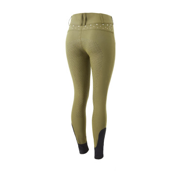 Dames rijbroek met hoge taille met Horze-kristallen Dames rijbroek met hoge taille met Horze-kristallen