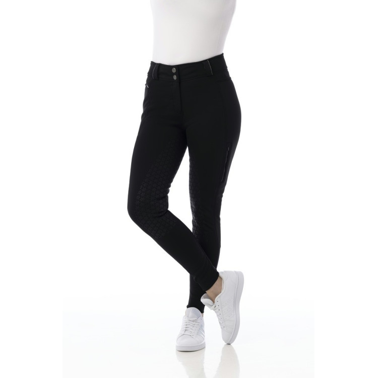 Softshell broek Equitheme Kitzbuhl siliconen zitvlak Softshell broek Equitheme Kitzbuhl siliconen zitvlak