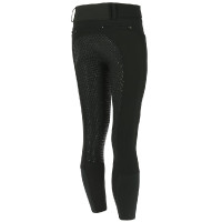 Softshell broek Equitheme Zermatt met siliconen zitvlak Zwart