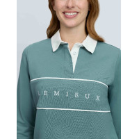 Rugbyshirt LeMieux Rochelle dames Aloë Blauw