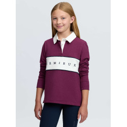 LeMieux Young Rider Riley rugbyshirt polo Braambes Bordeaux LeMieux Young Rider Riley rugbyshirt polo Braambes Bordeaux