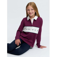 LeMieux Young Rider Riley rugbyshirt polo Braambes Bordeaux