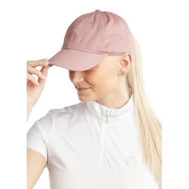 MoBea katoenen pet met ton-sur-ton logo borduursel Blush Montar MoBea katoenen pet met ton-sur-ton logo borduursel Blush Montar
