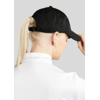 MoBea katoenen pet met ton-sur-ton logo borduursel Blush Montar