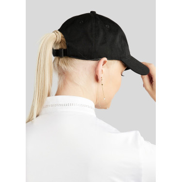 MoBea katoenen pet met ton-sur-ton logo borduursel Blush Montar MoBea katoenen pet met ton-sur-ton logo borduursel Blush Montar