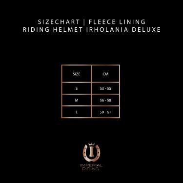 Fleece voering voor rijcap Imperial Riding Olania Deluxe Fleece voering voor rijcap Imperial Riding Olania Deluxe
