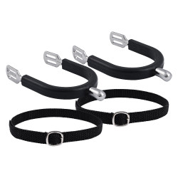 Sporen Imperial Riding Basic 15 mm met siliconen omhulsel