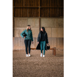 Equithème “Je t’aime” Gewatteerde jas EQ Doris dames Zwart Equithème “Je t’aime” Gewatteerde jas EQ Doris dames Zwart