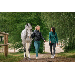 Gewatteerde paardrijjas EQ-Daria Je t’aime | Equi-Clic Gewatteerde paardrijjas EQ-Daria Je t’aime | Equi-Clic