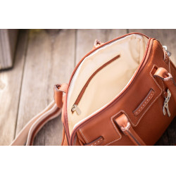 Handtas Pénélope Maëlys PM Cognac Bruin Handtas Pénélope Maëlys PM Cognac Bruin