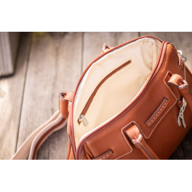 Handtas Pénélope Maëlys PM Cognac Bruin Handtas Pénélope Maëlys PM Cognac Bruin