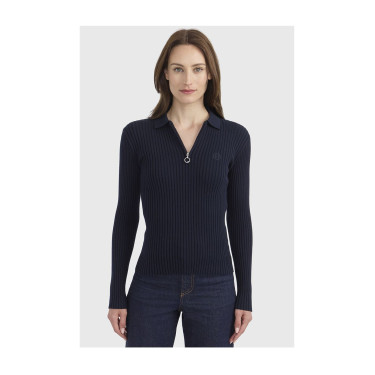 Celeste Poloshirt Harcour Marine Marineblauw Celeste Poloshirt Harcour Marine Marineblauw