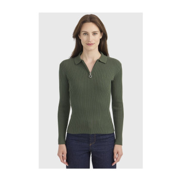Dames poloshirt paardrijden Harcour Celeste – elegant