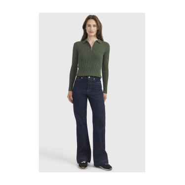 Dames poloshirt paardrijden Harcour Celeste – elegant