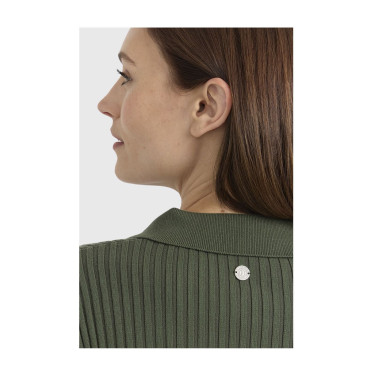 Dames poloshirt paardrijden Harcour Celeste – elegant