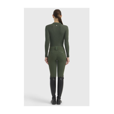 Dames poloshirt paardrijden Harcour Celeste – elegant