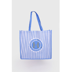 Non-woven tas Harcour CSIO La Baule Quobag Marinière hemel Blauw
