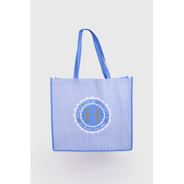 Non-woven tas Harcour CSIO La Baule Quobag Marinière hemel Blauw