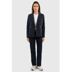 Wedstrijdjasje Harcour Historia dames Marine Marineblauw
