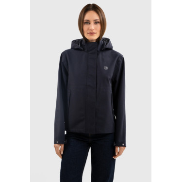 Waterdichte jas Harcour Pekenia dames Marine Marineblauw
