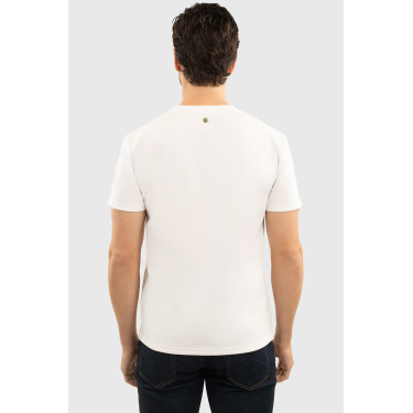 Heren T-shirt Harcour Titouan Wit