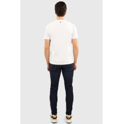 Heren T-shirt Harcour Titouan Wit
