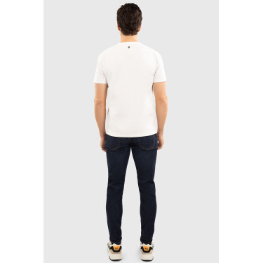 Heren T-shirt Harcour Titouan Wit