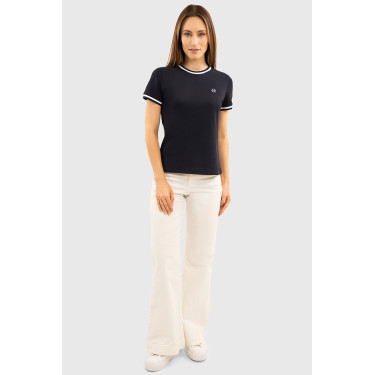 T-shirt Harcour Belsara dames Marine Marineblauw T-shirt Harcour Belsara dames Marine Marineblauw